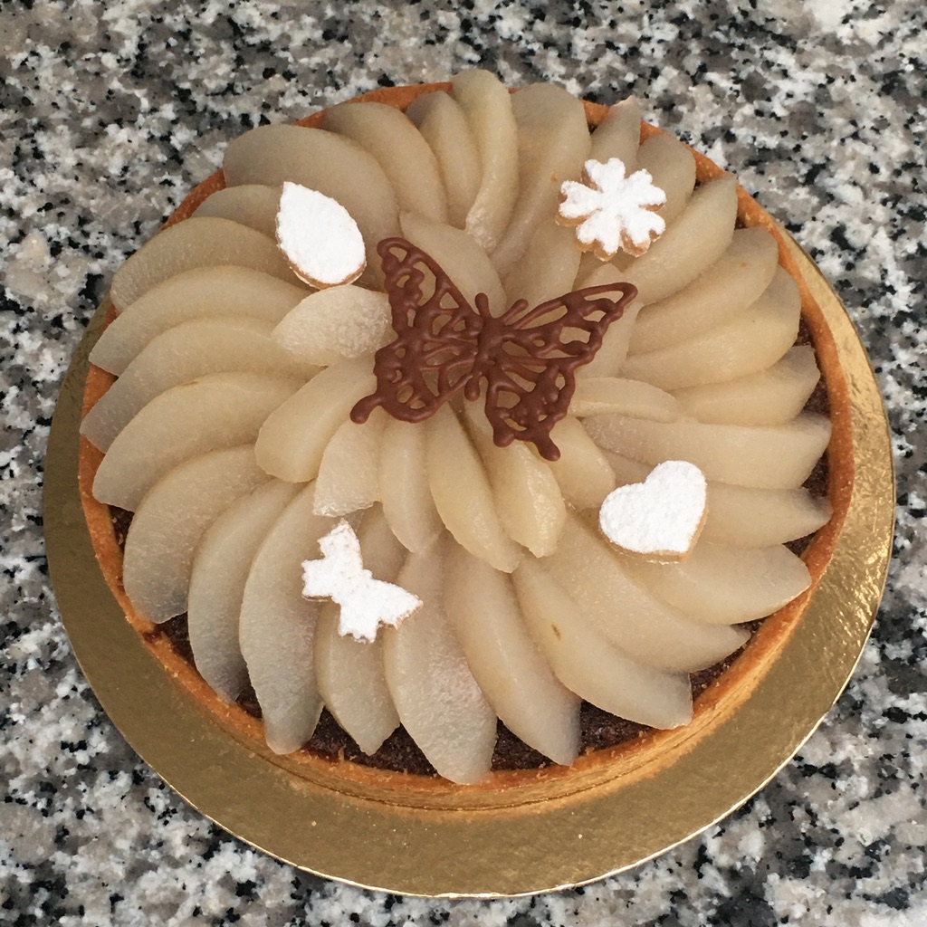 Tarte poire-chocolat Un mariage gourmand et fruité.