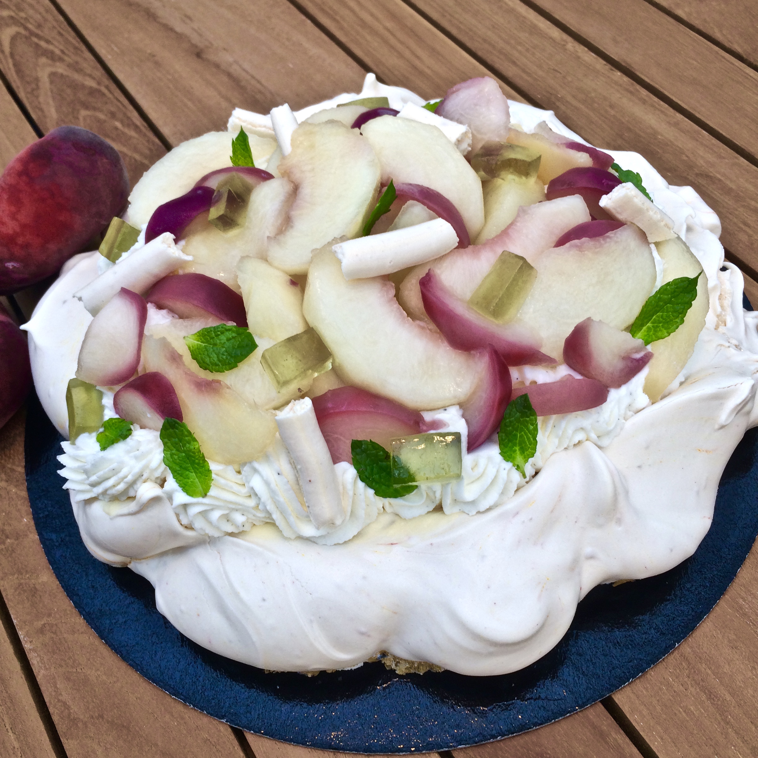 Un dessert aux saveurs tropicales.